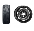 roata polo fabia ibiza anvelopa iarna Roata completa VW Polo, Skoda Fabia, Seat Ibiza janta otel ALCAR 5210 5x14 + anvelopa Iarna Nexen Winguard SnowG 3 WH21 165/70R14 81T
